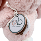 Peluche lapin ultra douce rose — 40 cm
