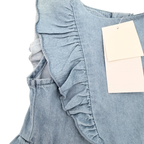 Robe en jean à volants avec bloomer — 18 mois