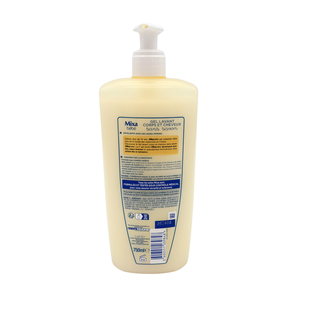 Gel lavant corps et cheveux — 750 ml