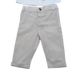 Ensemble de cérémonie 4 pièces beige - 3 mois