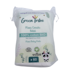 Maxi carrés bébé en coton biologique — Lot de 60