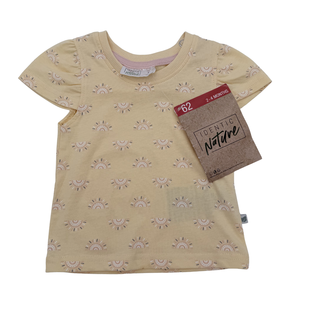 T-shirt bébé imprimé soleil — 2-4 mois