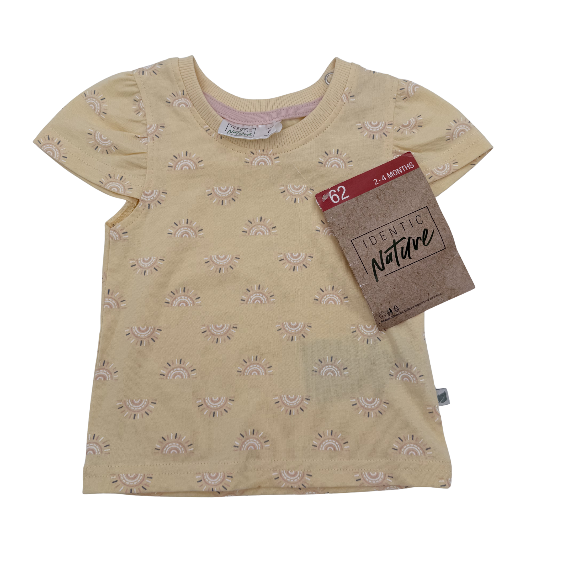 T-shirt bébé imprimé soleil — 2-4 mois
