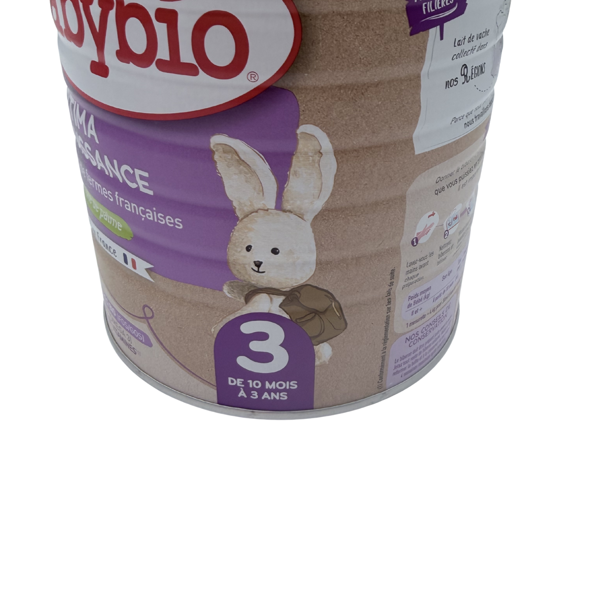 Lait croissance bio 3e âge — 800 g