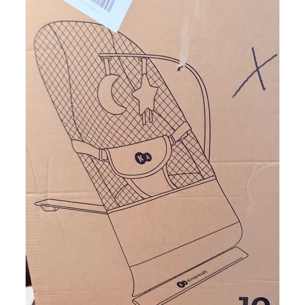 Transat mimi bouncer beige — naissance à 9 kg