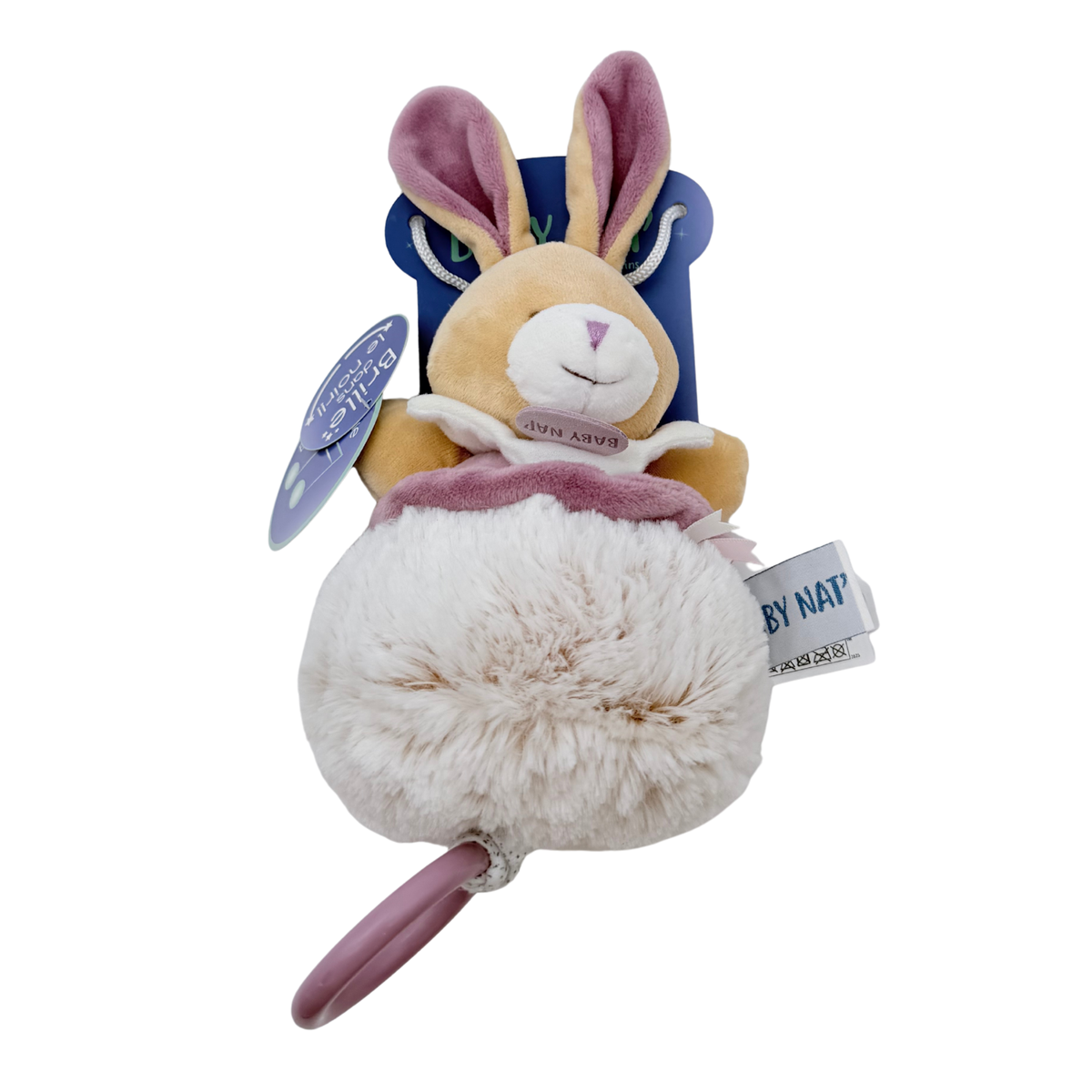 Doudou lapin musical phosphorescent