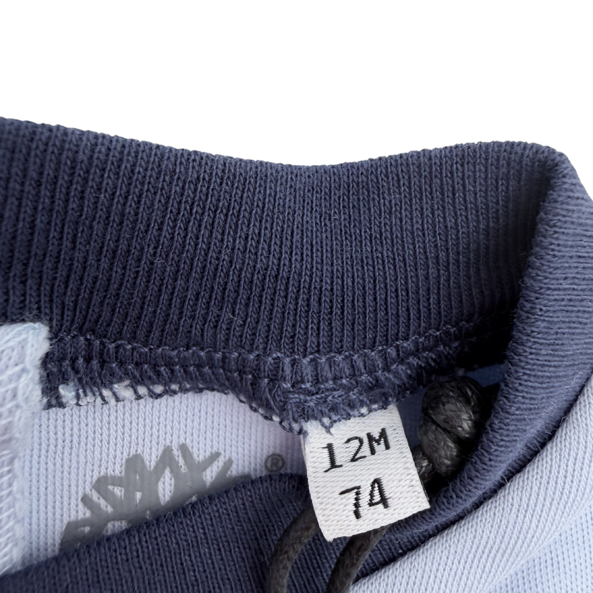 Combishort bleu ciel — 12 mois