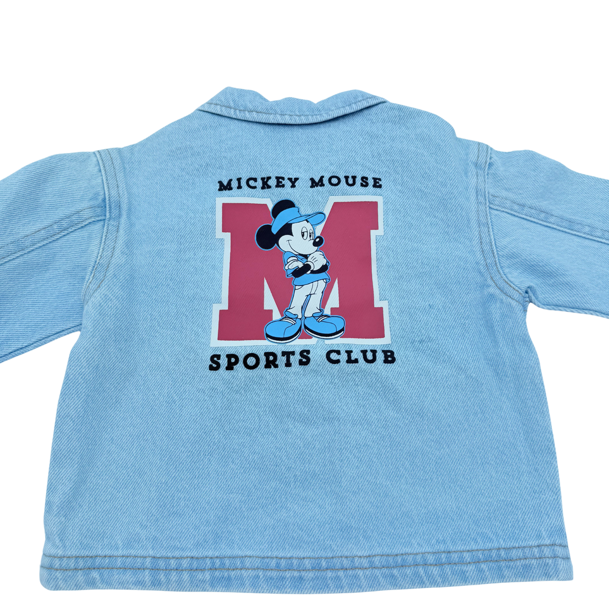 Veste en jean bébé Mickey bleu clair - 9 mois
