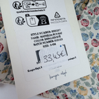 Chapeau bébé fleuri à nouer — 3-6 mois