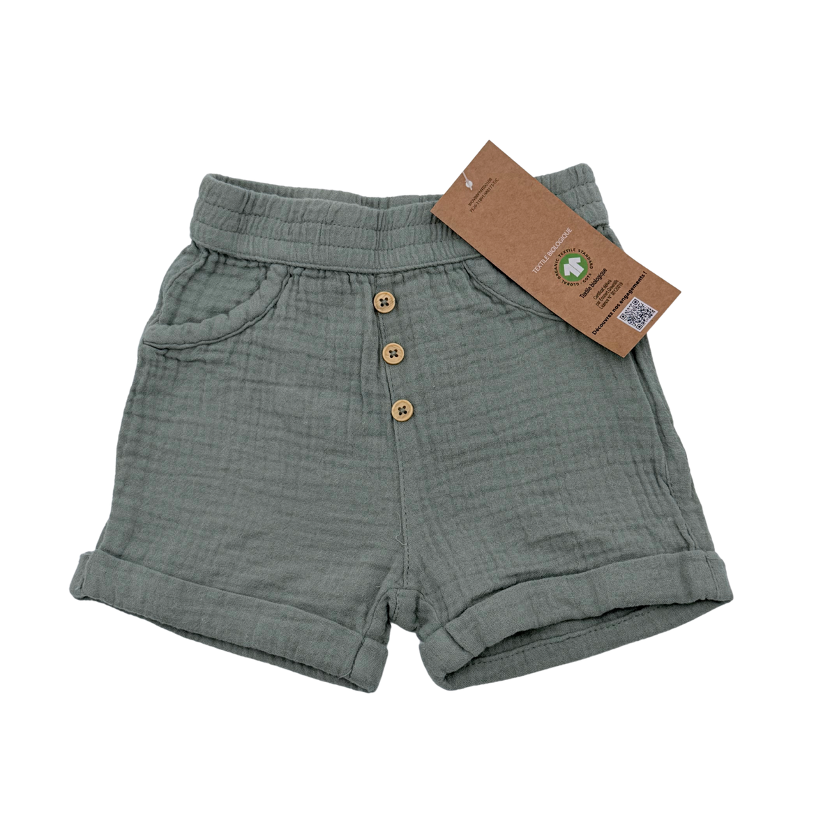 Short en gaze de coton - 9 mois