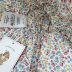 Bob bébé fleuri à nouer — 0-3 mois