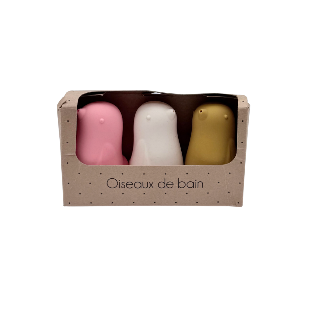Oiseaux de bain en silicone
