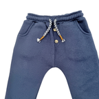 Lot de 2 pantalons bébé bleu marine et imprimé renards - 12 mois