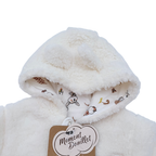 Veste écrue en sherpa - 9 mois