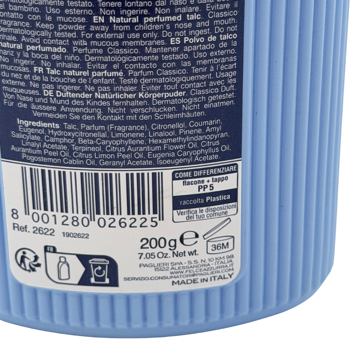 Talc parfumé - 200 g