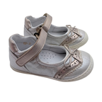 Babies beige métallisé à nœud — 22