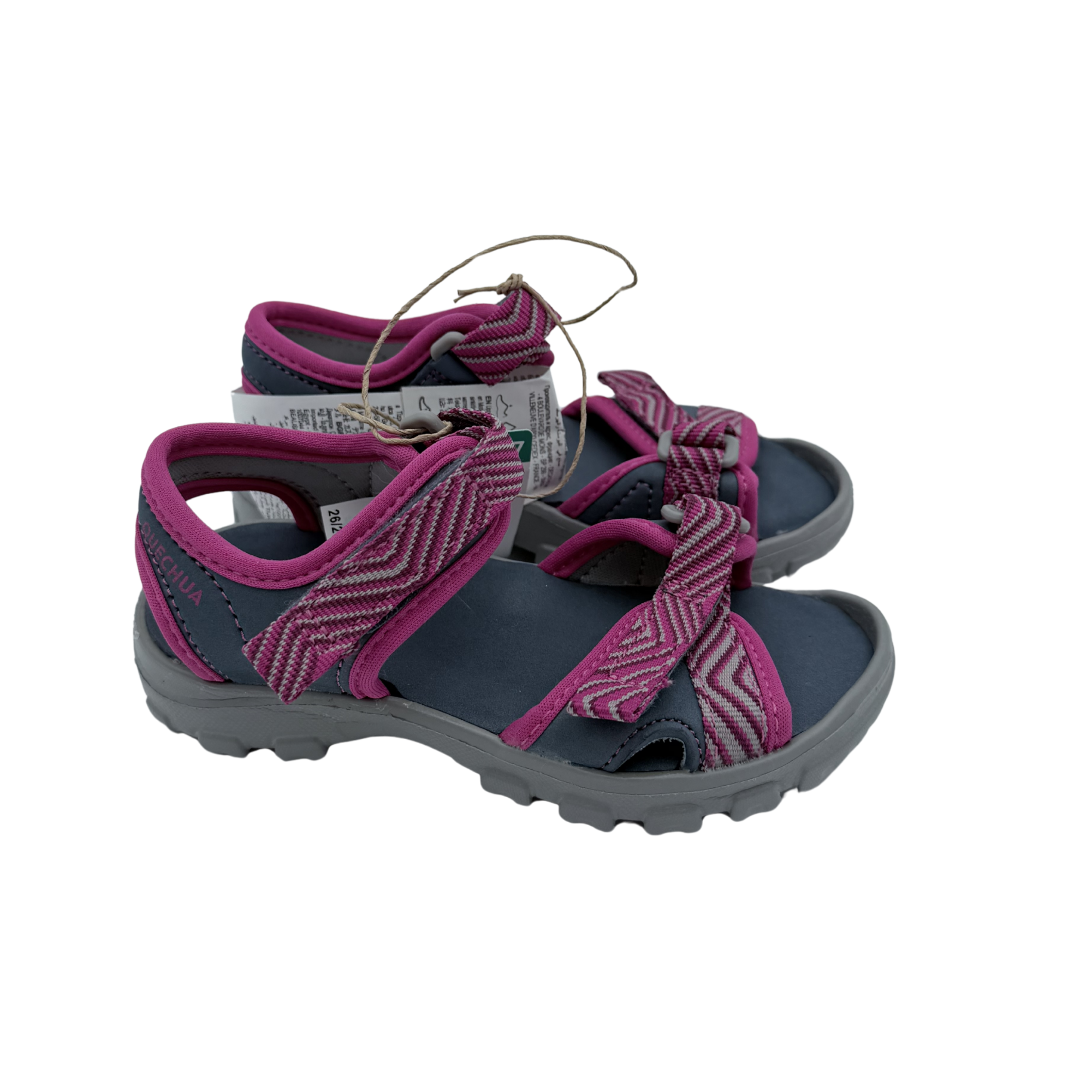 Sandales randonnée fuchsia — 26-27