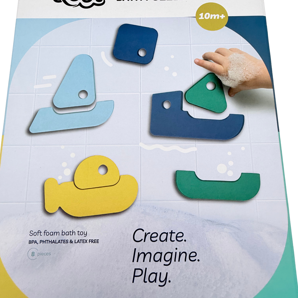 Puzzle de bain bateaux en mousse – 8 pièces