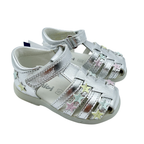 Sandales argentées à étoiles multicolores – 19