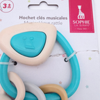 Hochet clés musicales et jouet de dentition – Dès 3 mois
