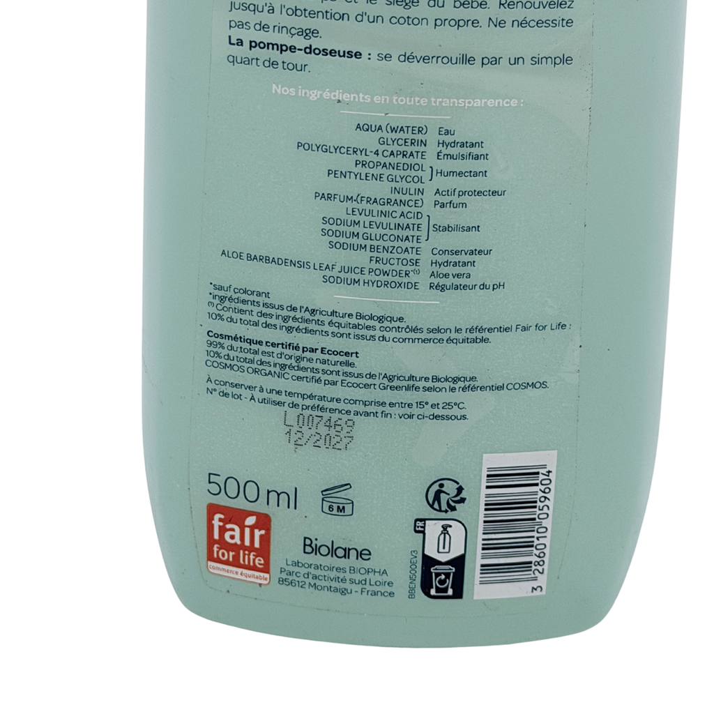 Eau nettoyante bio — 500 ml