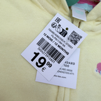 Sweat à capuche jaune pâle — 12 mois
