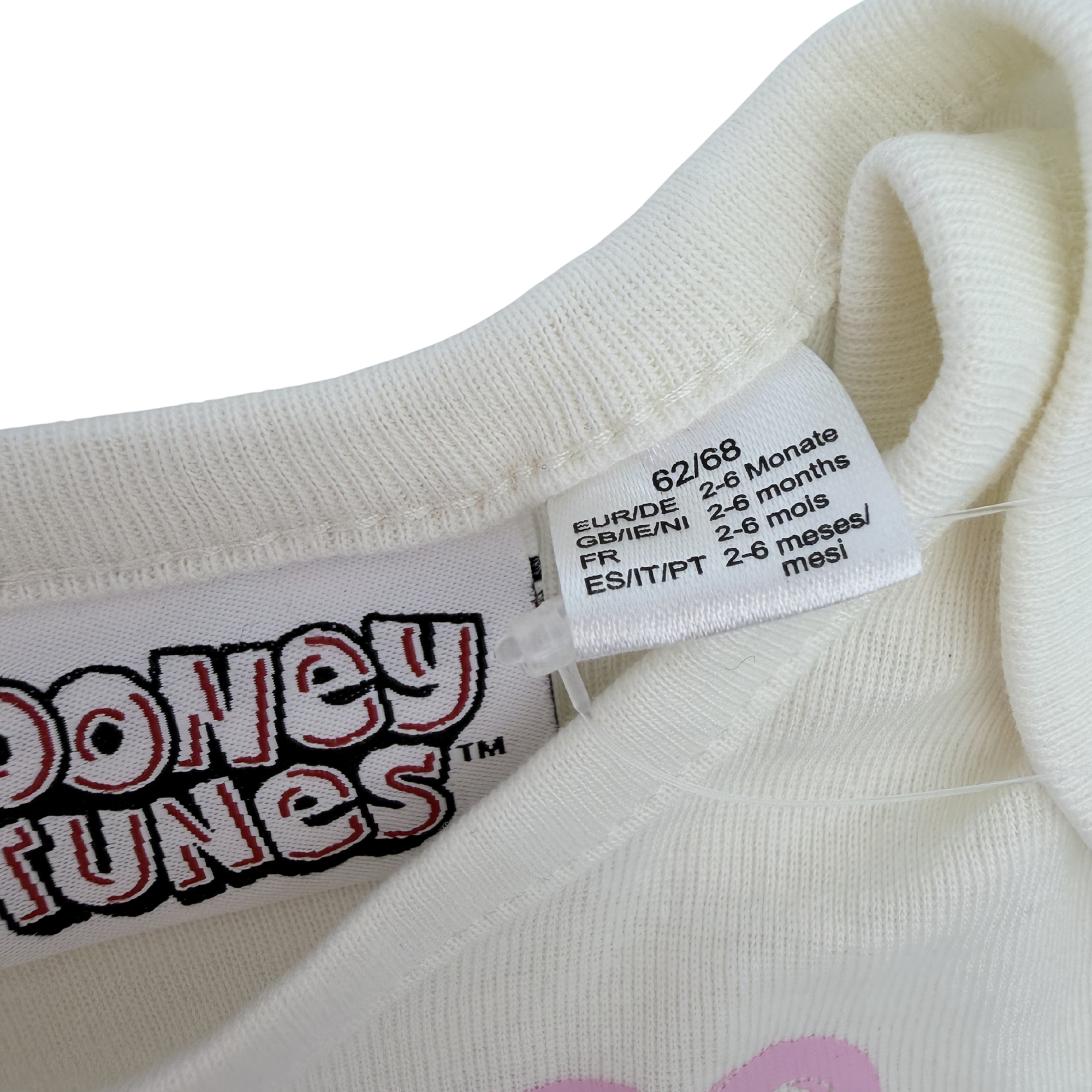 Body bébé Looney Tunes “New to the Crew” — 2-6 mois