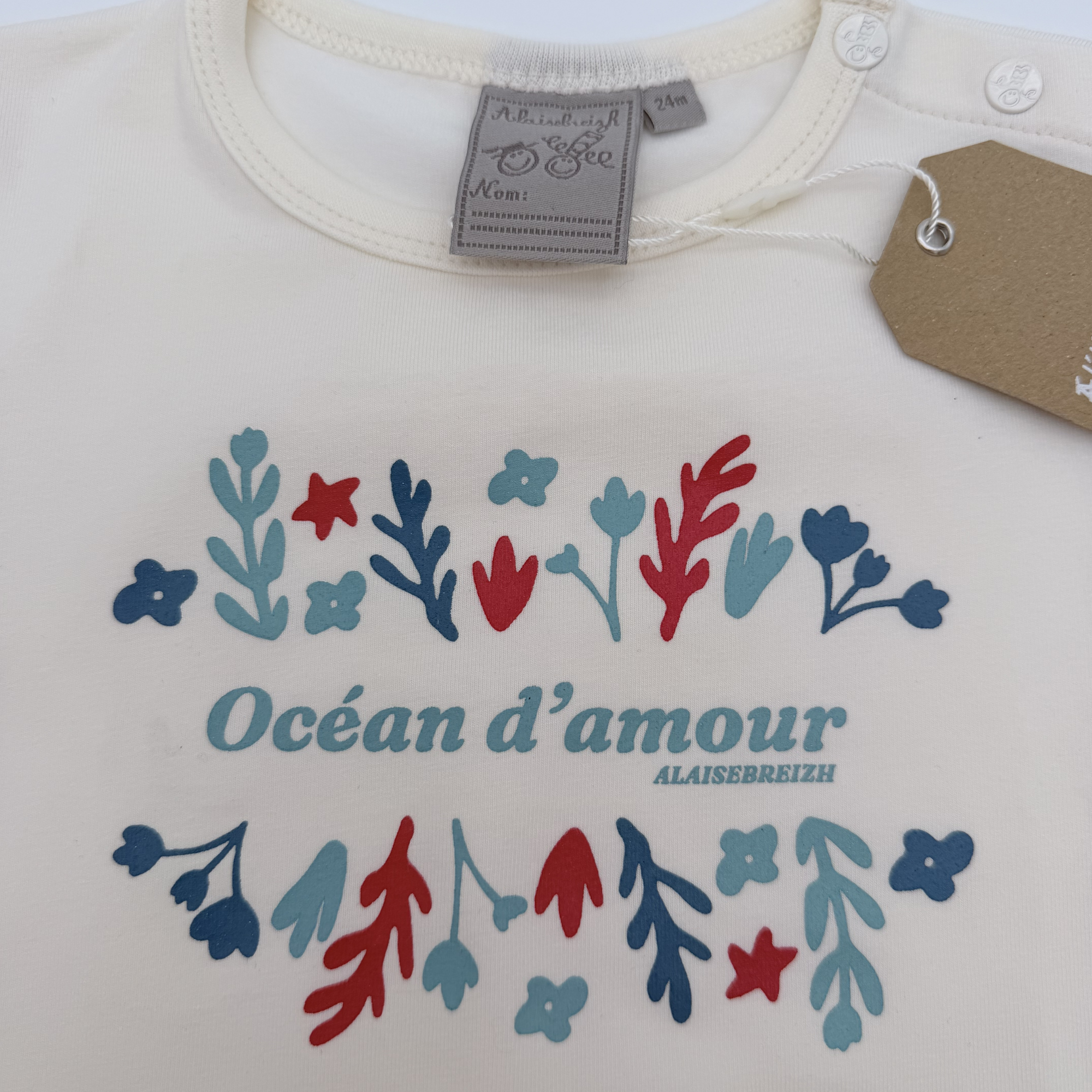 T-shirt “Océan d’amour” — 24 mois