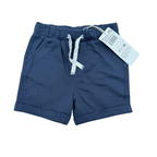 Short en molleton bleu marine - 18 mois