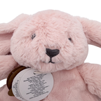 Doudou plat lapin rose — 30 cm
