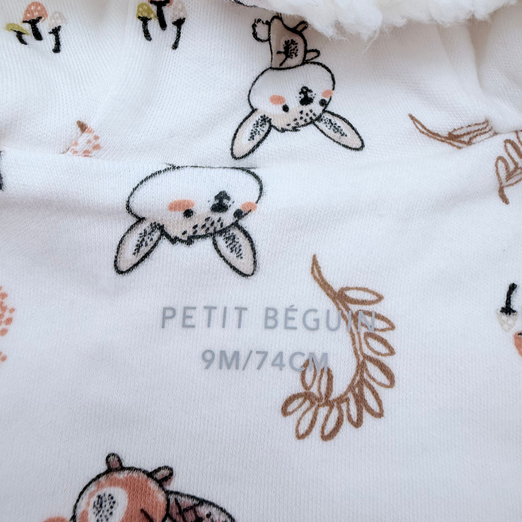 Veste écrue en sherpa - 9 mois