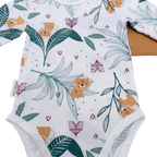 Lot de 2 bodies manches longues motifs lion - 6 mois