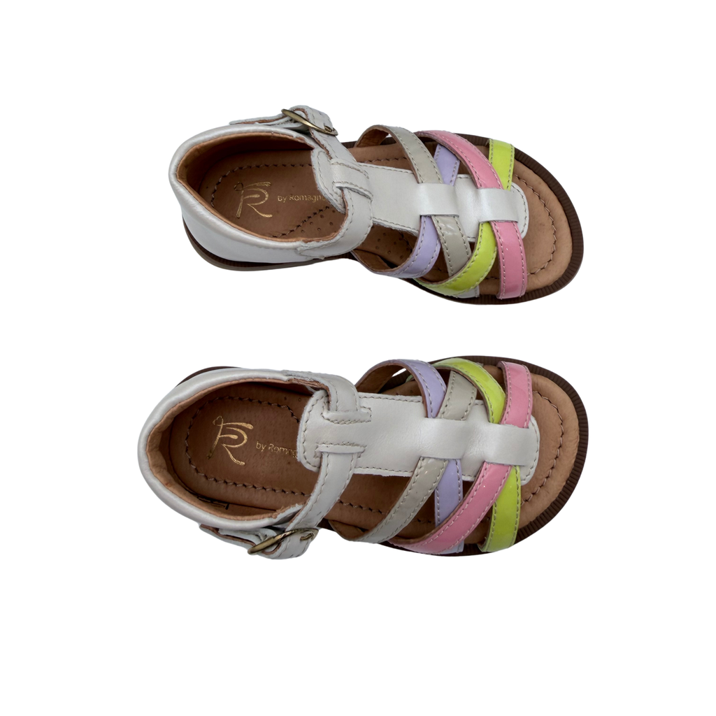 Sandales multicolores pastel — 25