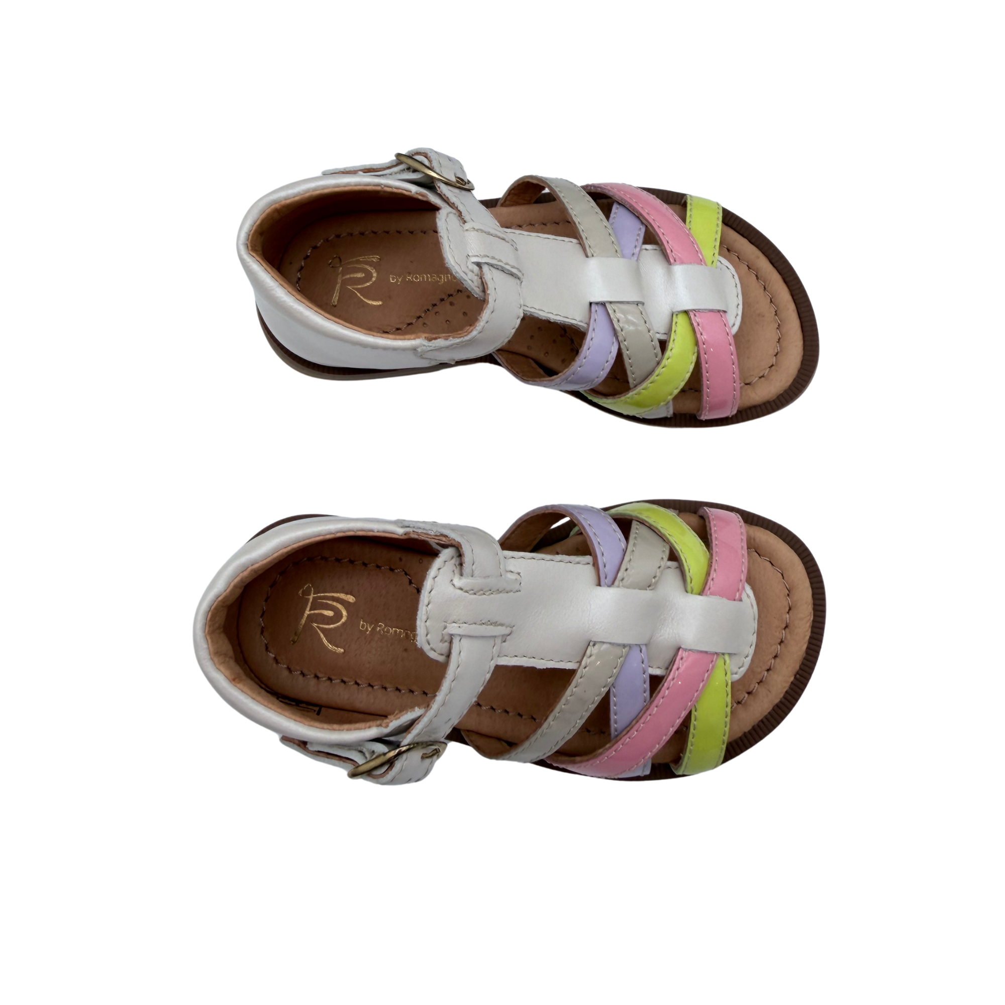 Sandales multicolores pastel — 25