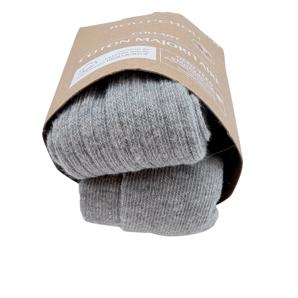 Collant bébé gris en coton biologique – 19-22