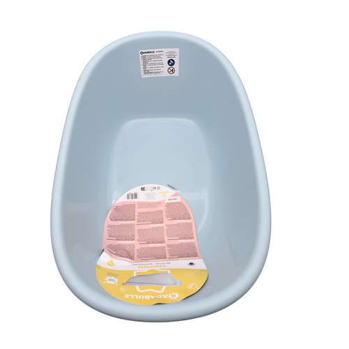 Baignoire bébé ergonomique bleu pastel