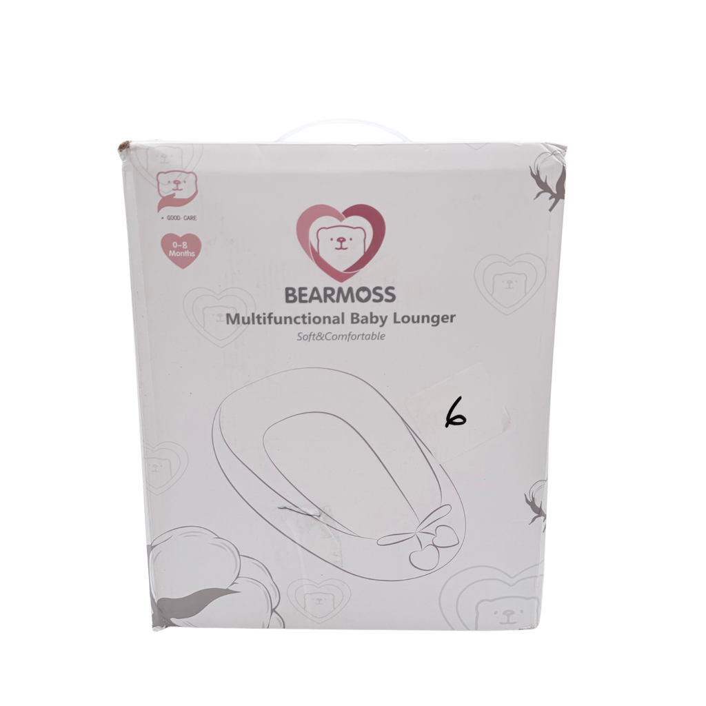 Réducteur de lit bébé beige en minky 90 × 50 cm