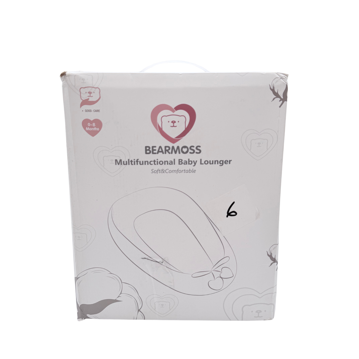 Réducteur de lit bébé beige en minky 90 × 50 cm