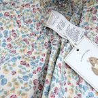 Chapeau bébé fleuri à nouer — 3-6 mois
