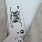 Salopette courte lin beige — 18 mois