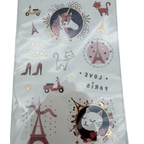 Tatouages éphémères Paris et licorne