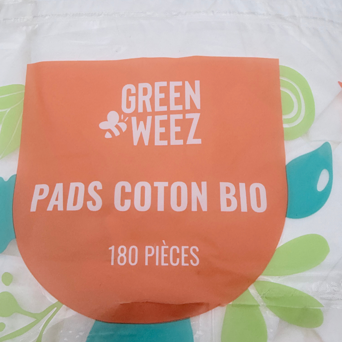 Pads coton bio – 180 pièces