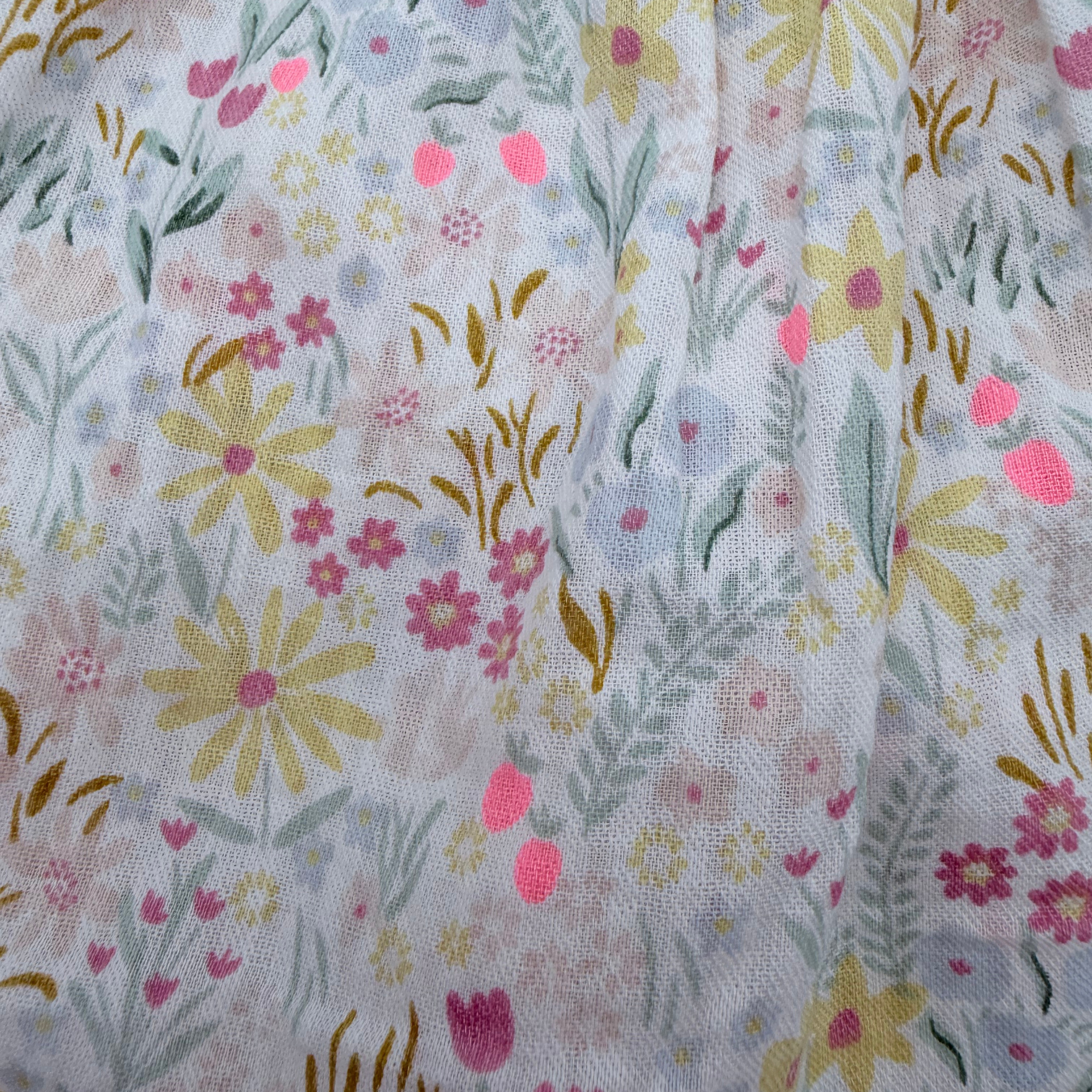 Robe bébé fleurie avec bloomer assorti - 12 mois
