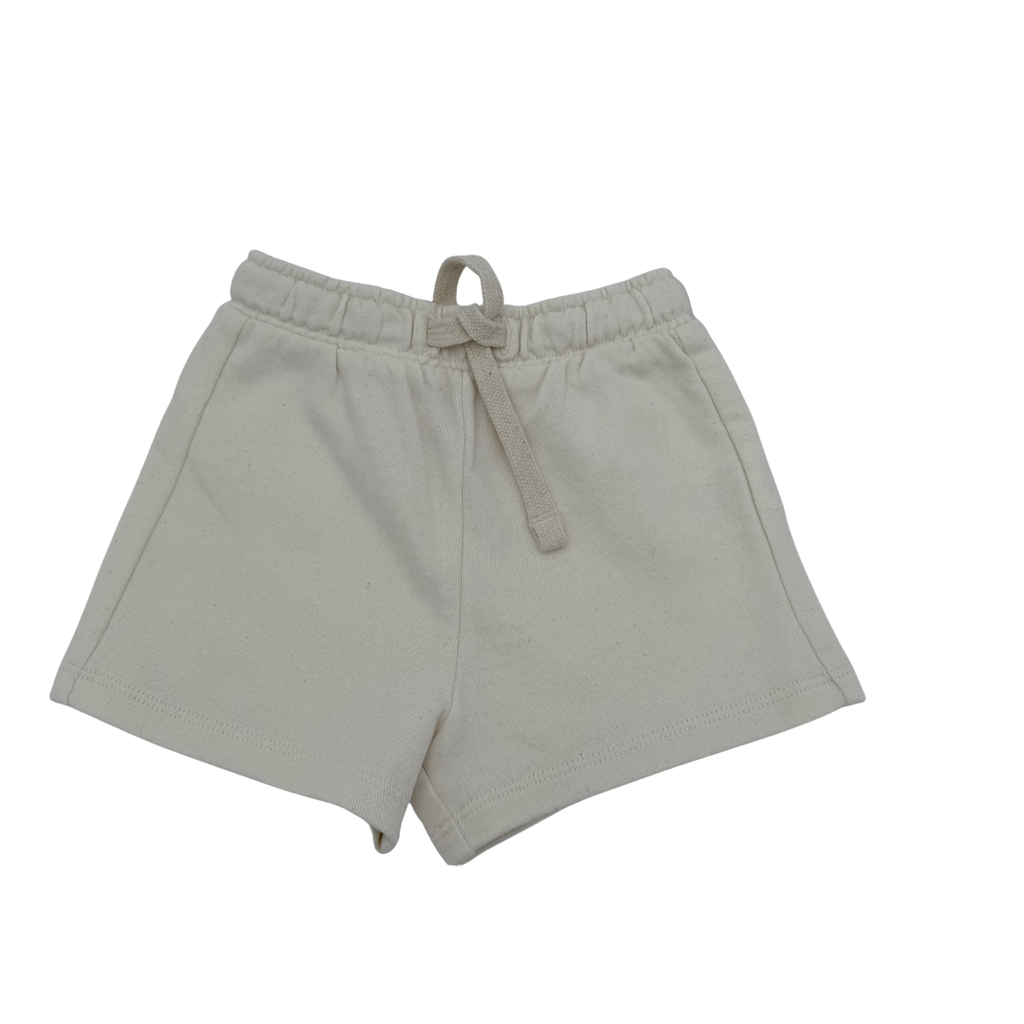 Short bébé écru en molleton — 12 mois