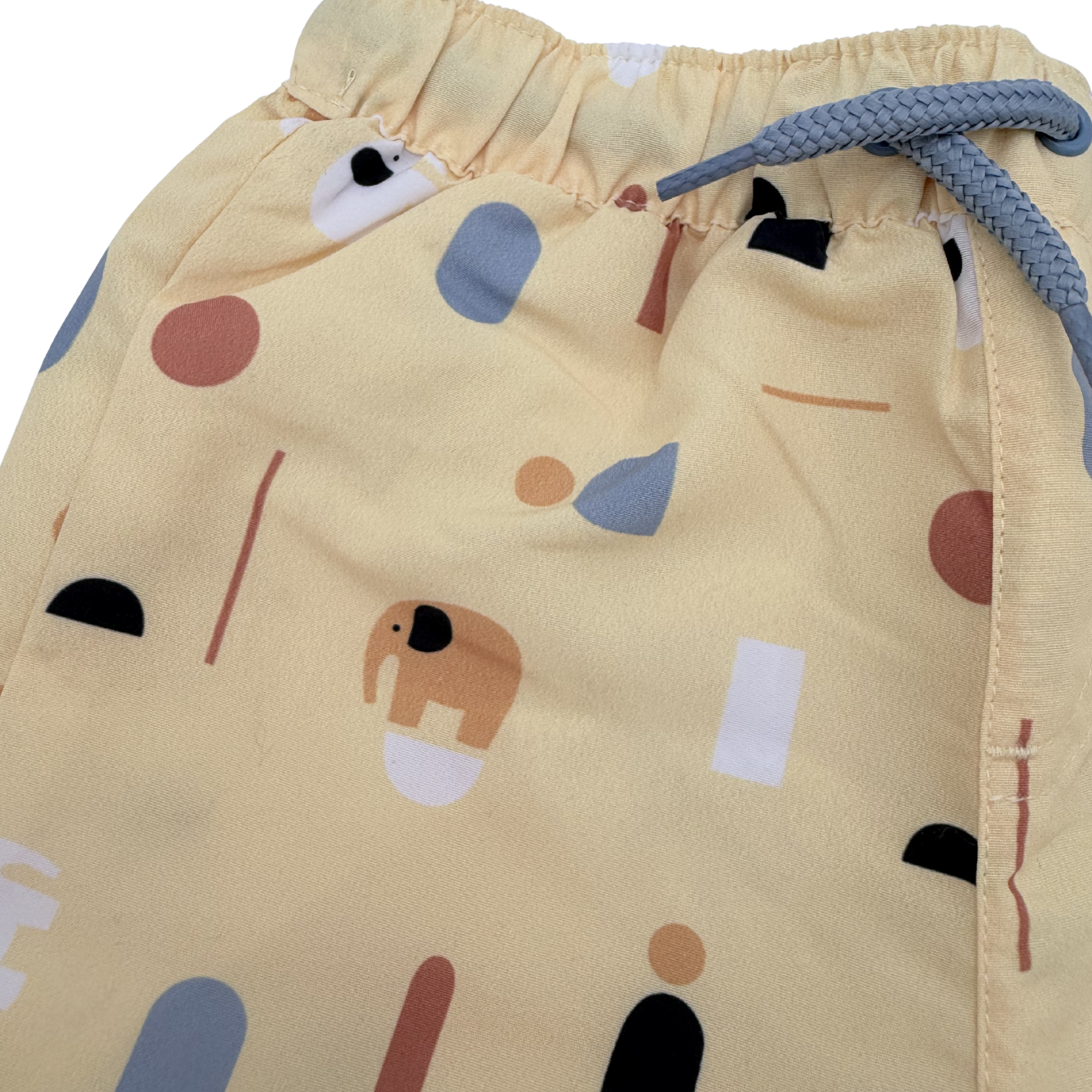 Short de bain jaune imprimé — 18 mois