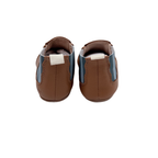 Chaussons premiers pas en cuir camel - 21