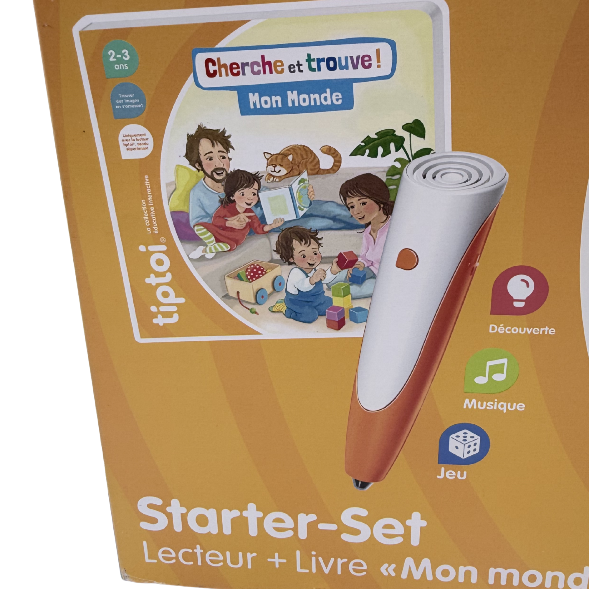 Coffret tiptoi® – Lecteur interactif + Livre « Cherche et trouve : Mon Monde »