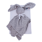 Doudou lapin douceur — gris