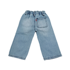 Jean enfant bleu coupe large - 9 mois