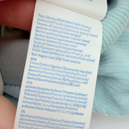 Ensemble bébé sweat écru effet moumoute et pantalon bleu - 3 mois